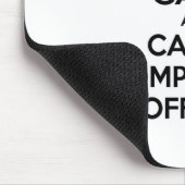 コンプ保ライアンス担当者に連絡 マウスパッド (コーナー)