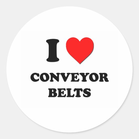 コンベアベルトが大好き ラウンドシール (正面)