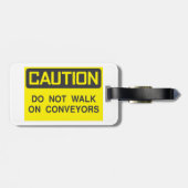 コンベヤの上を歩かないでサイン ラゲッジタグ (裏面横)