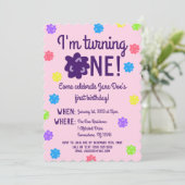 コンペイトファースト誕生日 招待状 (スタンド正面)