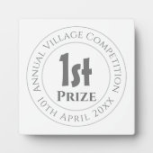 コンペティション第1回賞金賞受賞 フォトプラーク (正面)