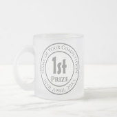 コンペティション第1回賞金賞曇りガラスB フロストグラスマグカップ (左)