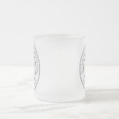 コンペティション第1回賞金賞曇りガラスB フロストグラスマグカップ (中央)