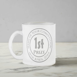 コンペティション第1回賞金賞曇りガラスB フロストグラスマグカップ