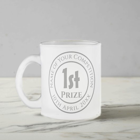 コンペティション第1回賞金賞曇りガラスB フロストグラスマグカップ