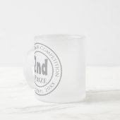 コンペティション第2回賞金賞曇りガラスB フロストグラスマグカップ (正面左)