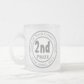 コンペティション第2回賞金賞曇りガラスB フロストグラスマグカップ (左)