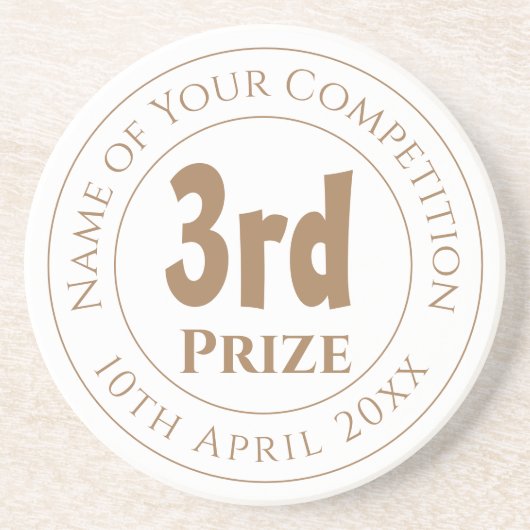 コンペティション第3回トロフィー賞受賞コースター コースター (正面)