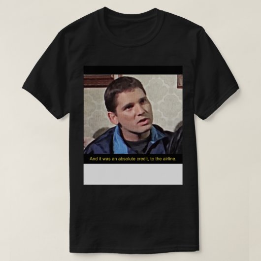 コンペトロポウロウザキャッスル引用文 Tシャツ (デザイン正面)