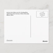 コンボのはがきに向かう秋 ポストカード (裏面)