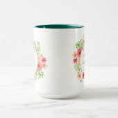 コンボのマグを結婚するエレガントなたった今結婚しました マグカップ (中央)