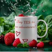 コンボパーソナライズされたマグ – カスタム文字とデザイン マグカップ