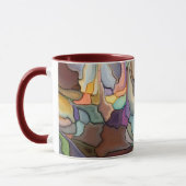 コンボパーソナライズされたマーブルマグ マグカップ (左)