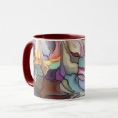 コンボパーソナライズされたマーブルマグ マグカップ (正面左)