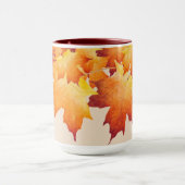 コンボマグカップ上のメープルカップル(1) マグカップ (中央)