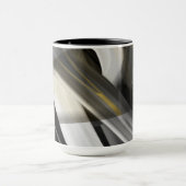 コンボMAG抽象芸術トレンドインテリアDecor Black マグカップ (中央)