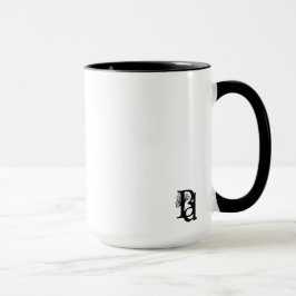 コンボMAG抽象芸術トレンドインテリアDecor Black マグカップ