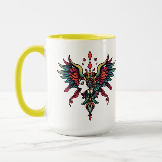 コンボMug完璧なコーヒーマグ マグカップ (左)