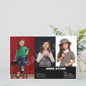 コンポジションアクターのモデルのヘッドショットの子ども達がZed (スタンド正面)