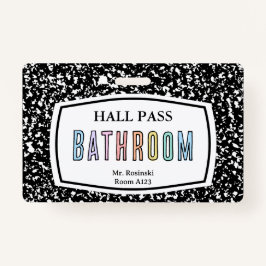 コンポジションブックバスルームのホールパストラニヤール バッジ