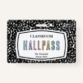 コンポジションブック教室ホールのラニヤール バッジ (正面)