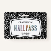 コンポジションブック教室ホールのラニヤール バッジ (裏面)