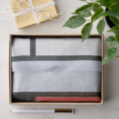 コンポジション赤、黄、青、黒、モンドリアン 薄葉紙 (ギフト)