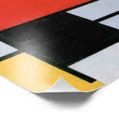 コンポジション赤、黄、青、黒 | Mondriaan | フォトプリント (角)