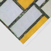 コンポジション黄色とグレー、モンドリアン 薄葉紙 (詳細)