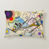 コンポジション8バイアフターワッシリーカンディンスキー アクセントクッション (裏面)