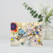 コンポジション8バイアフターワッシリーカンディンスキー ポストカード (スタンド正面)