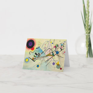 コンポジション8バイワッシリーカンディンスキー サンキューカード