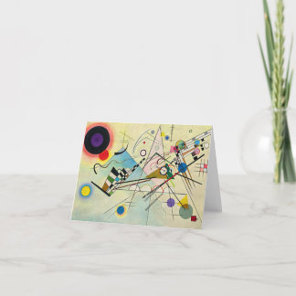 コンポジション8バイワッシリーカンディンスキー サンキューカード