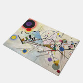 コンポジション8ワシリーカンディンスキー ドアマット (アングル)