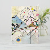 コンポジション8ワシリーカンディンスキー 招待状 (スタンド正面)