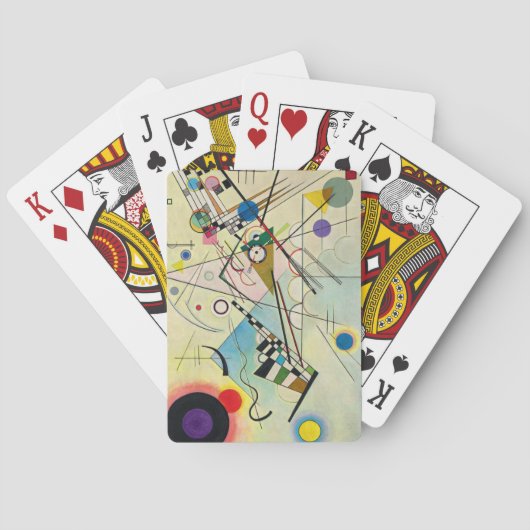 コンポジション8, 1923 by Wassily Kandinsky トランプ (裏面)