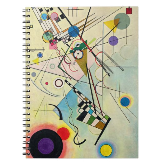 コンポジション8, 1923 by Wassily Kandinsky ノートブック (正面)