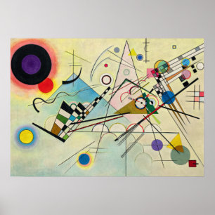 コンポジション8, 1923 by Wassily Kandinsky ポスター
