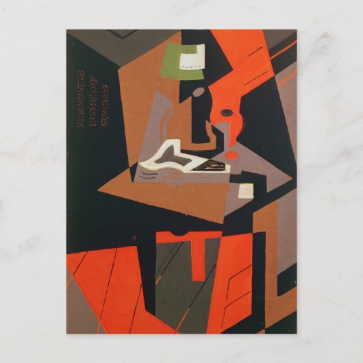 コンポジション(キャンバス上の油) ポストカード (正面)