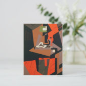 コンポジション(キャンバス上の油) ポストカード (スタンド正面)