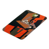 コンポジション(キャンバス上の油) マグネット (左側)