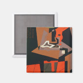 コンポジション(キャンバス上の油) マグネット (正面/裏面)