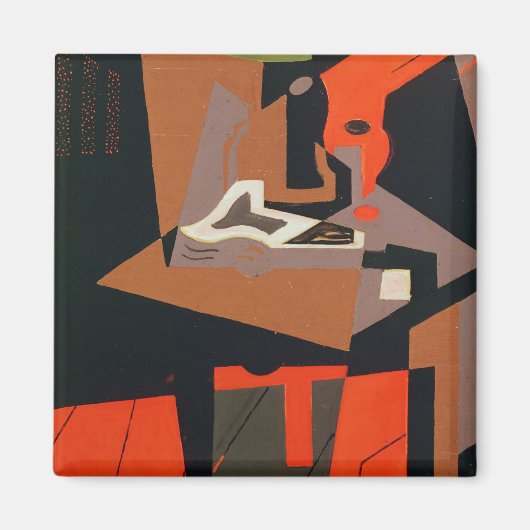 コンポジション(キャンバス上の油) マグネット (正面)