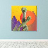 コンポジションIウォールアート キャンバスプリント (インサイチュ (ウッドフロア))