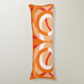 コンポジションNo. 43 – オレンジ色モノクロ ボディピロー (正面縦)