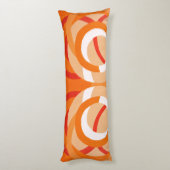 コンポジションNo. 43 – オレンジ色モノクロ ボディピロー (裏面 (縦))