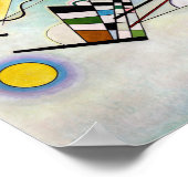 コンポジションVIII、ワッシリーカンディンスキー ポスター (角)