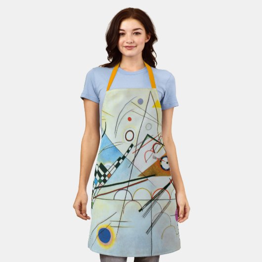 コンポジションVIII by Wassily Kandinsky エプロン (着用した状態)