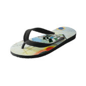 コンポジションVIII by Wassily Kandinsky キッズビーチサンダル (アングル)