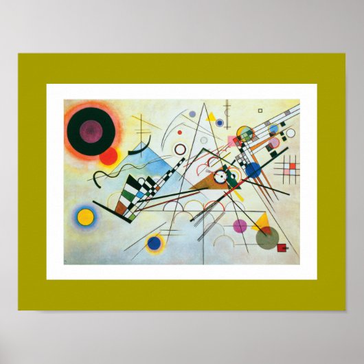 コンポジションVIII by Wassily Kandinsky ポスター (正面)